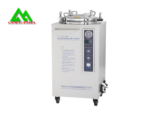 China Vertikaler Digitalanzeigen-Druck-Dampf-Sterilisator LED Mit Rad-elektrischer Heizung fournisseur