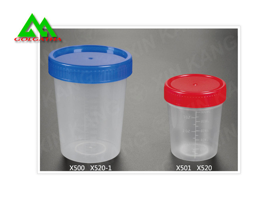 China Medizinische Plastikexemplar-Gläser mit Deckeln, sterile Urin-Exemplar-Schalen für Sammlung fournisseur