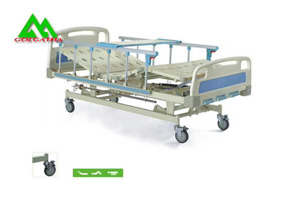 China Welle drei, die medizinische Krankenhaus-Bett-Geräte mit dem Rad Multifunktions anhebt fournisseur